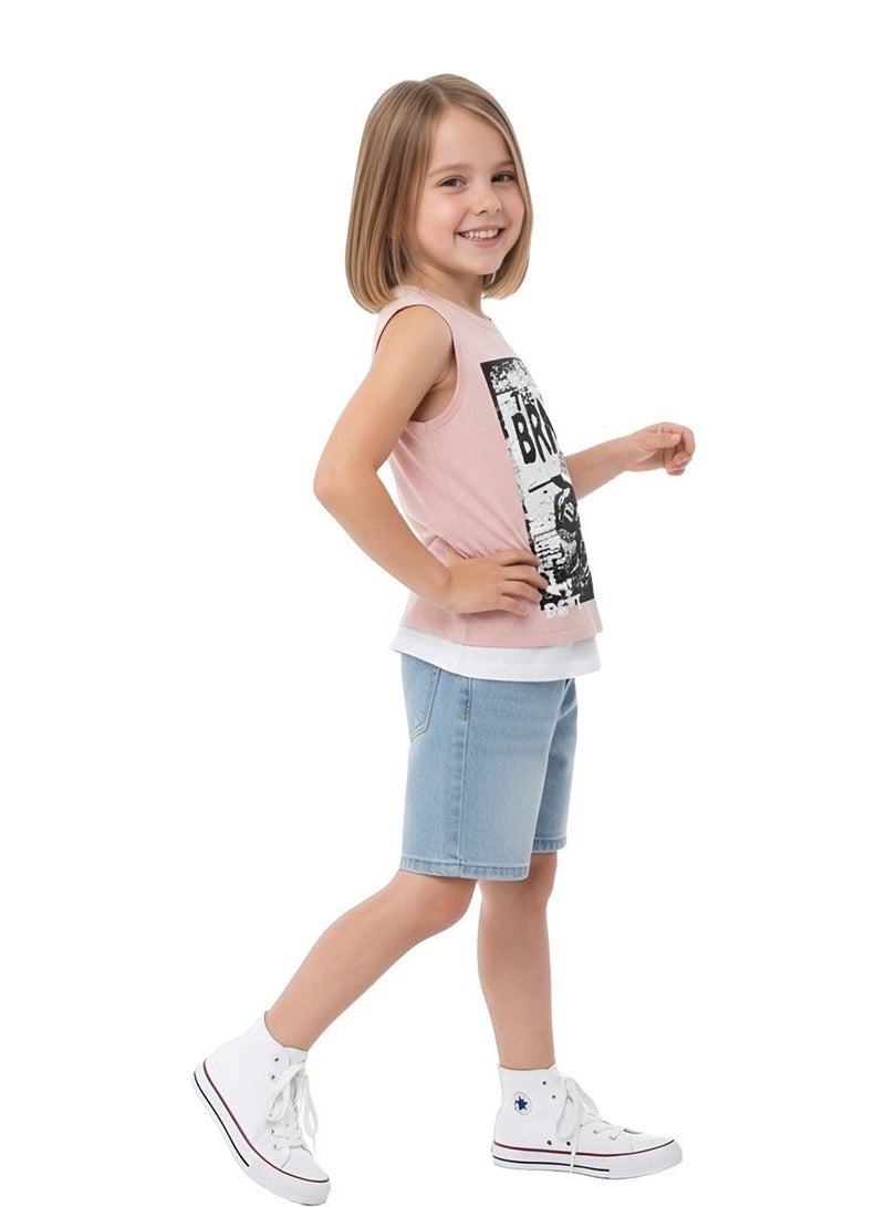 WiNi BEE Toddler Tank Top - Sleeveless Shirt with Dinosaur Print for Kids 2-6 Years, Unisex Summer Graphic Tee for Boys Girls - Image 5